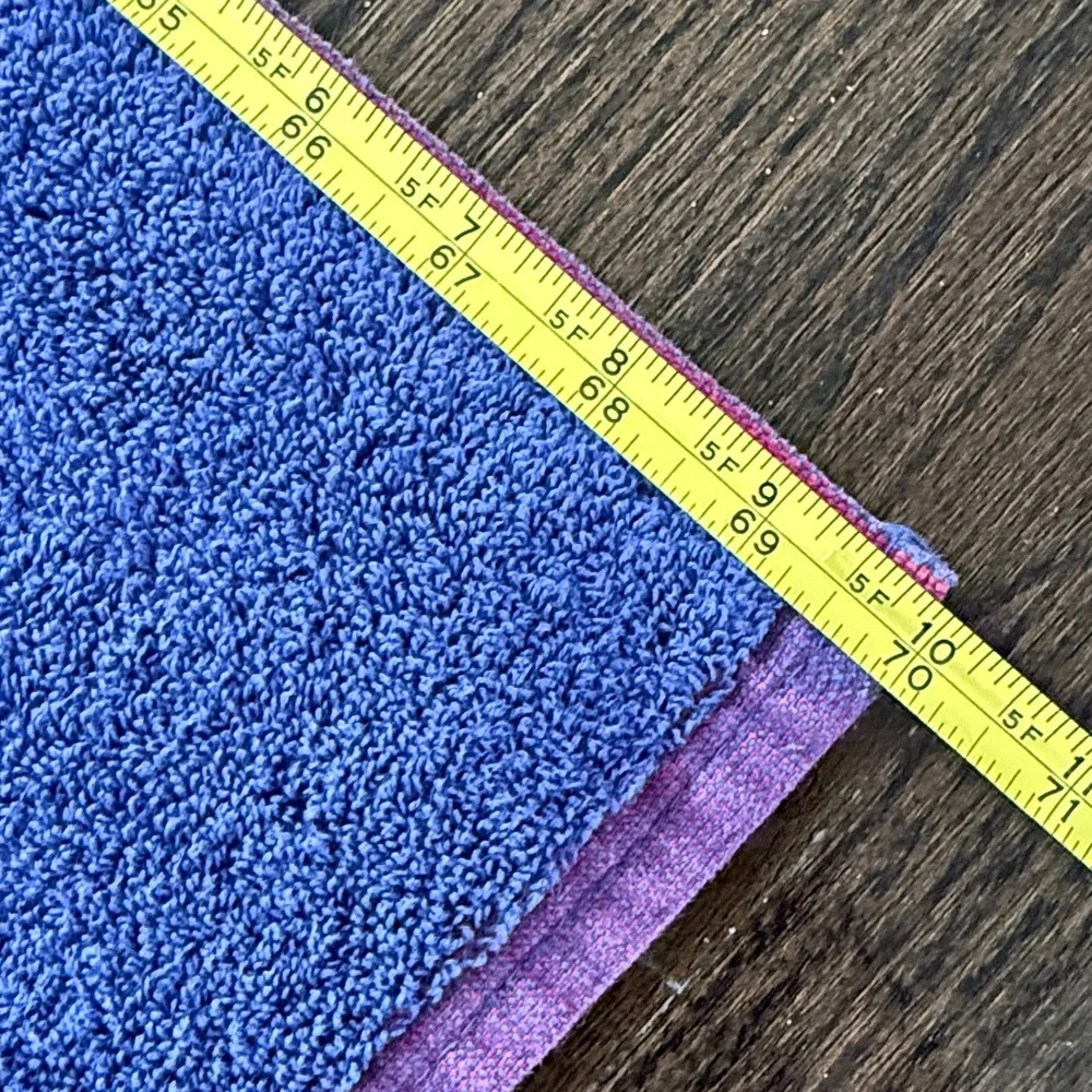Ralph Lauren Vintage Polo Pony Blue & Red Equestrian Beach Towel - Made in USA